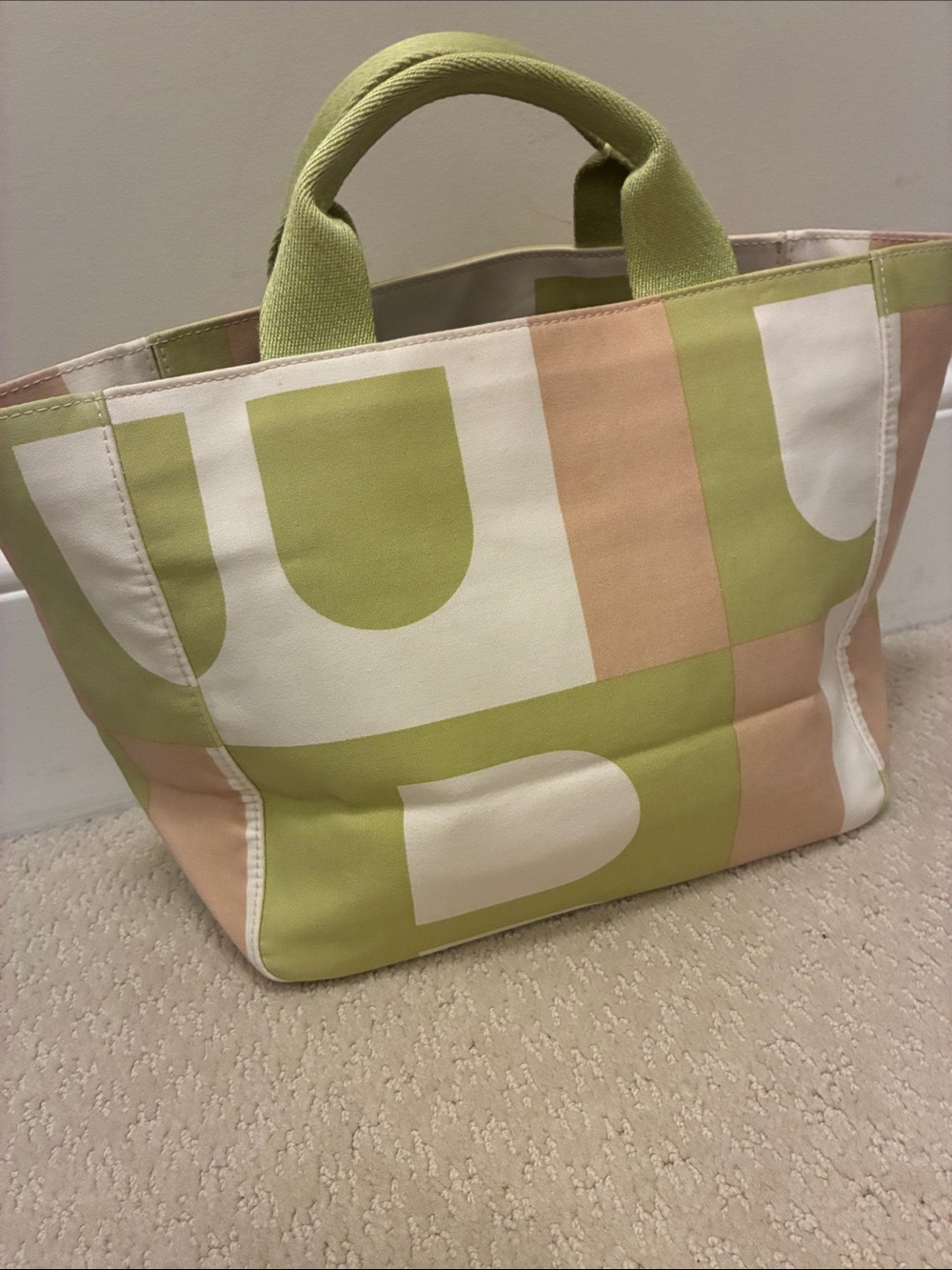 Bally Italy Beisan Canvas Monogram Mini Tote Handbag 👝